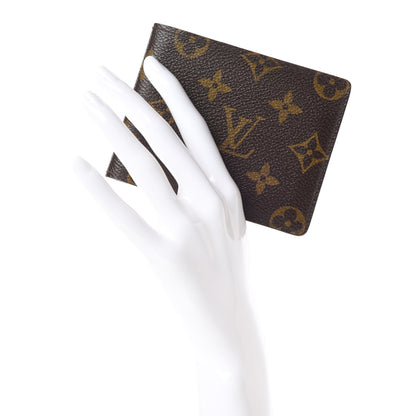 Louis Vuitton Monogram Mens Porte-Billets 3 Card Billfold Wallet 2 of 11