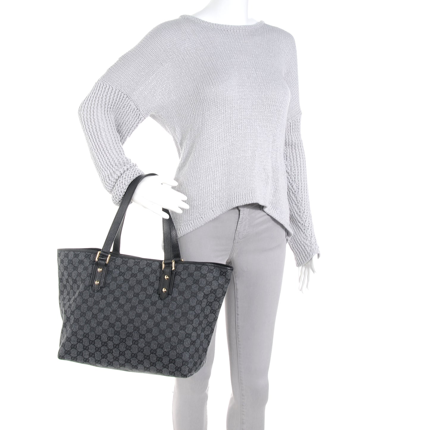 Monogram Jolicoeur Medium Tote Gray