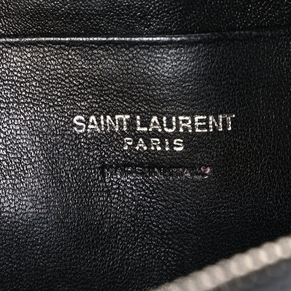 Saint Laurent Grain De Poudre Matelasse Monogram Mini Lou Camera Bag Black 5 of 10