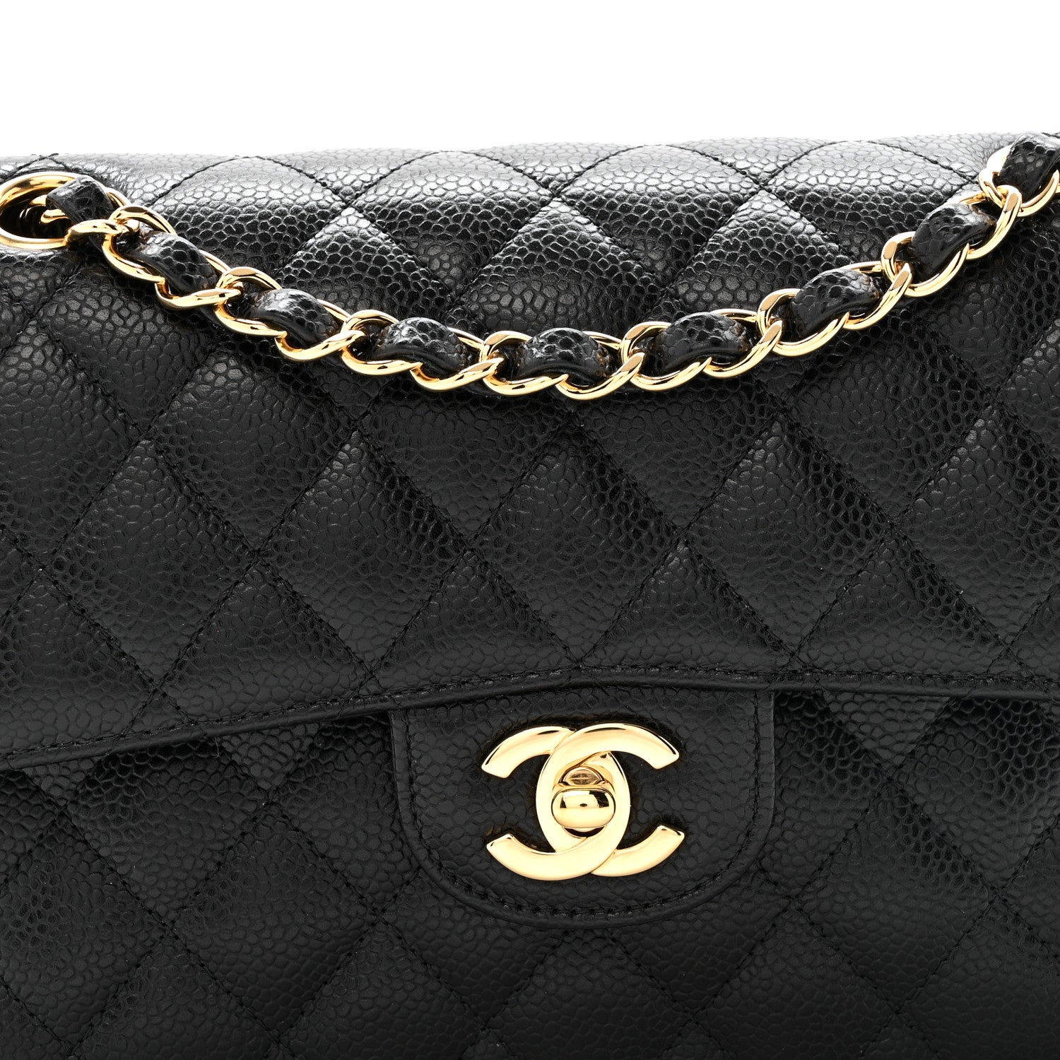 Chanel Caviar Quilted Small Double Flap Black 8 of 11