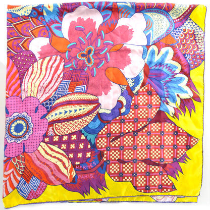 Hermes Silk Fleurs d Indiennes Shawl GM 140 5 of 11