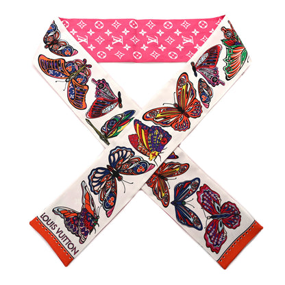 Louis Vuitton Silk Monogram World Of Love Bandeau White 1 of 4