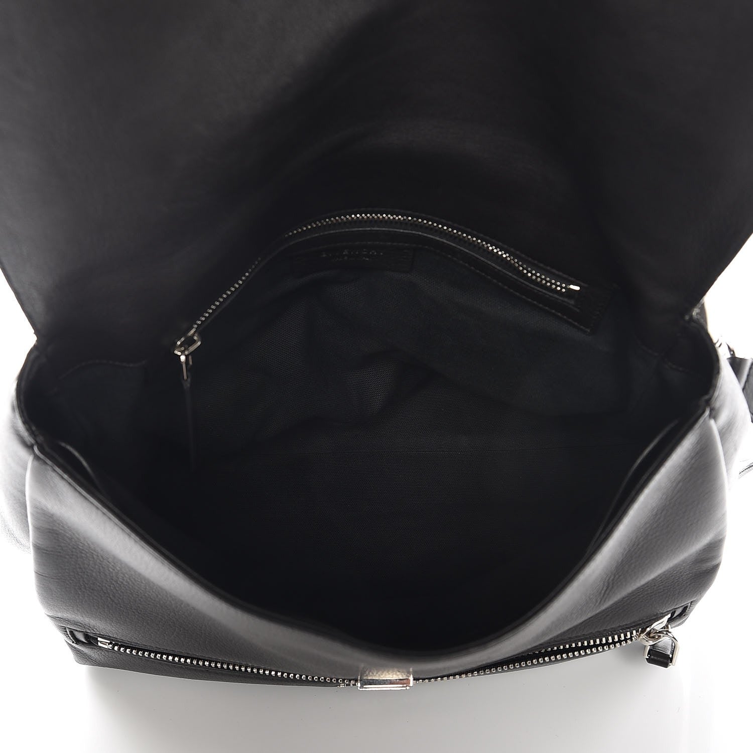 Givenchy Calfskin Studded Medium Pandora Pure Flap Bag Black White 6 of 8