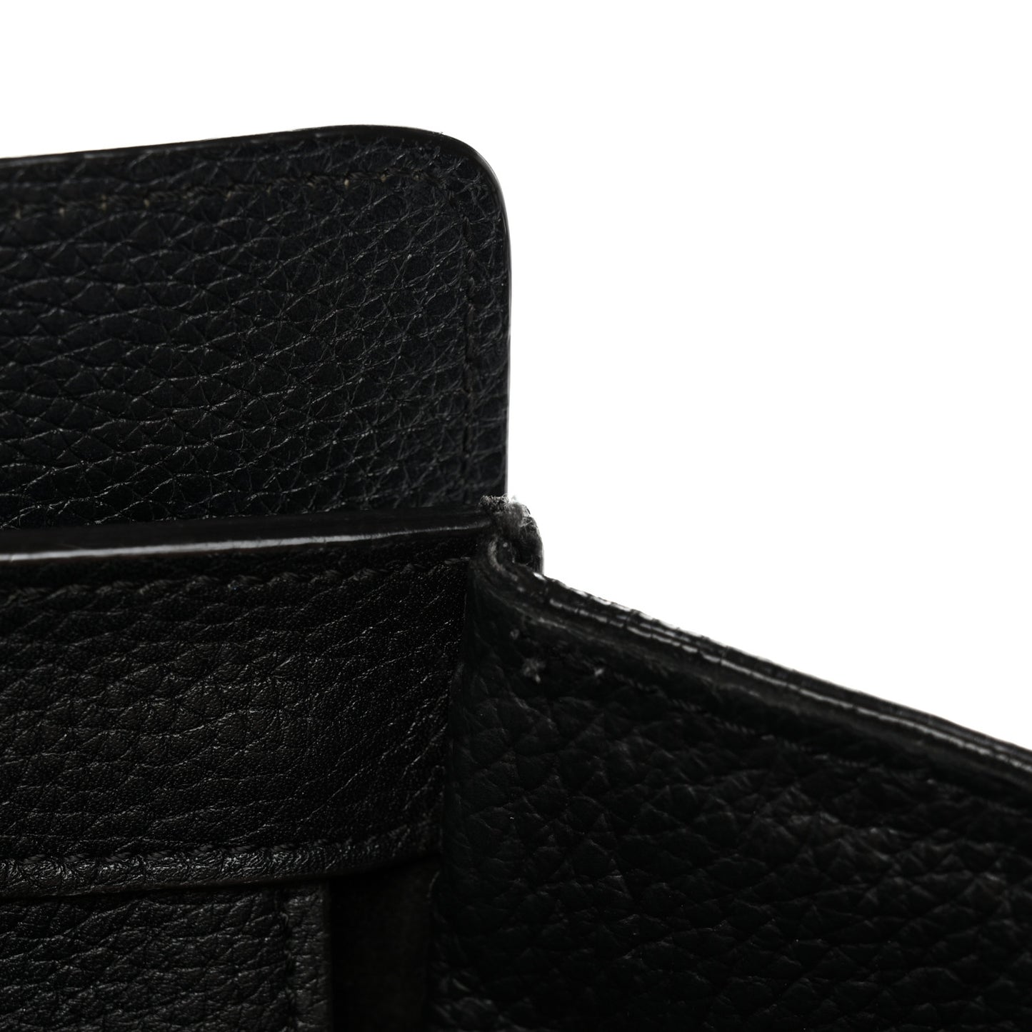 Drummed Calfskin Mini Luggage Black