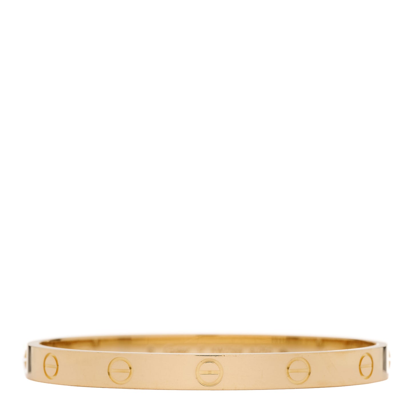 18K Yellow Gold LOVE Bracelet 17