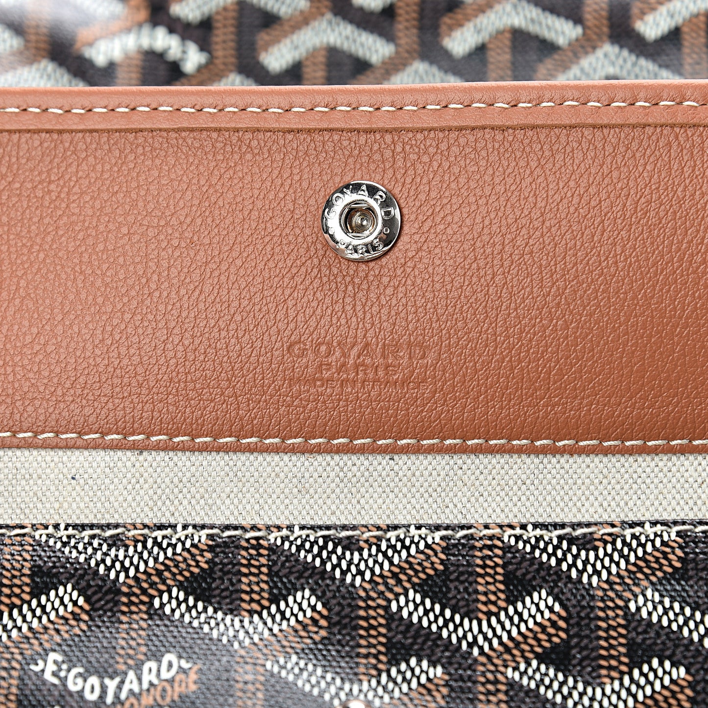 Goyardine Saint Louis PM Black Gold