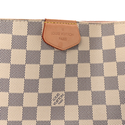 Louis Vuitton Damier Azur Graceful MM Rose Ballerine 7 of 9