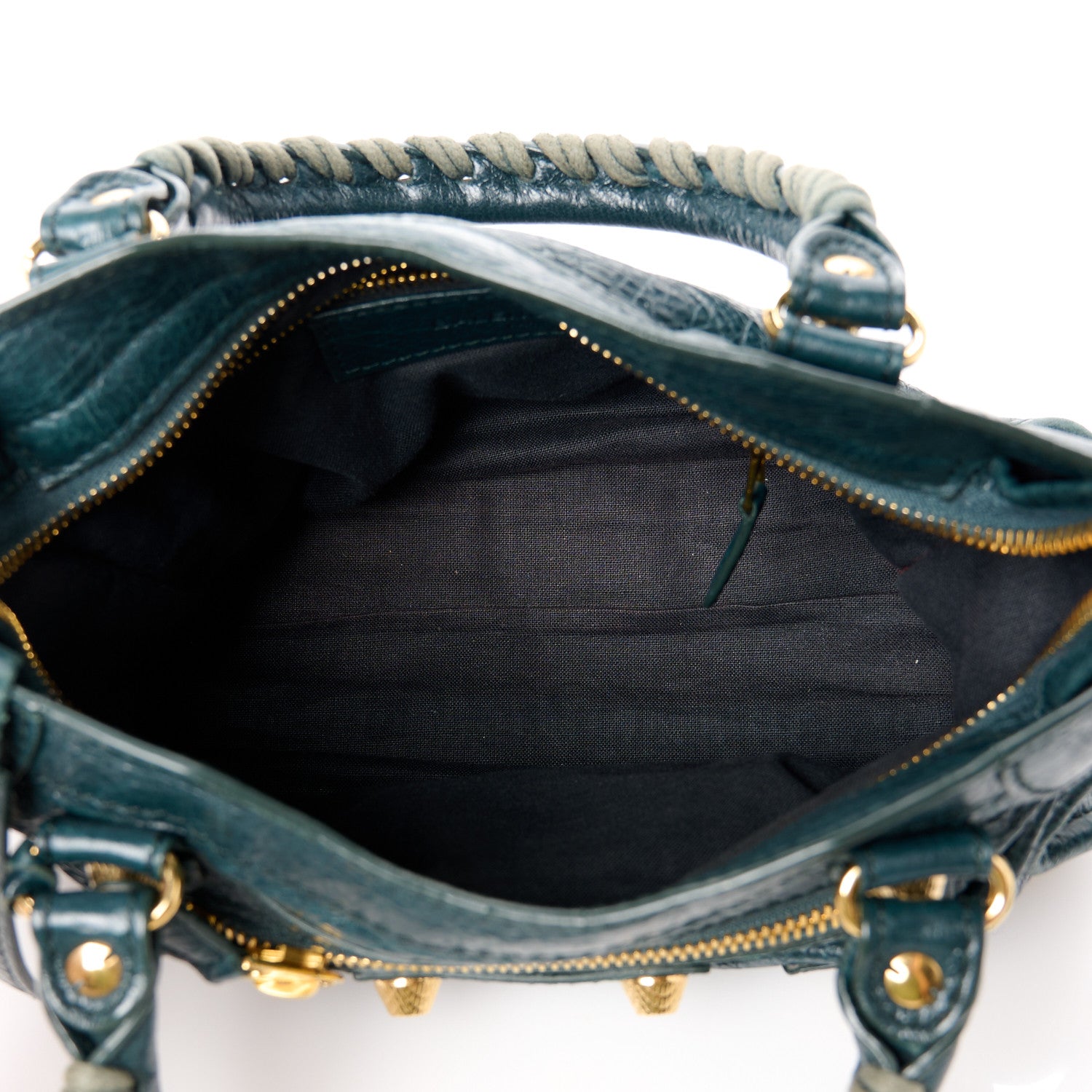 Balenciaga Agneau Giant 12 Gold Hardware Mini City Vert Pinede 6 of 13