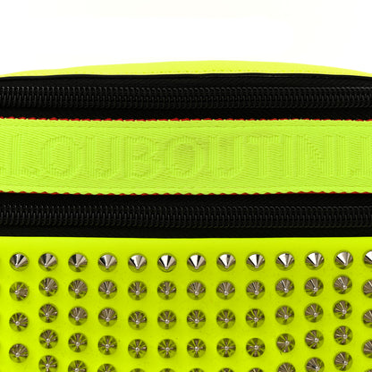 Christian Louboutin Calfskin Spiked ParisnycBelt Bag Fluo Yellow 7 of 10