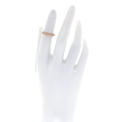 Cartier 18K Pink Gold Diamond Maillon Panthere Half Diamond Wedding Band Ring 47 4 2 of 5