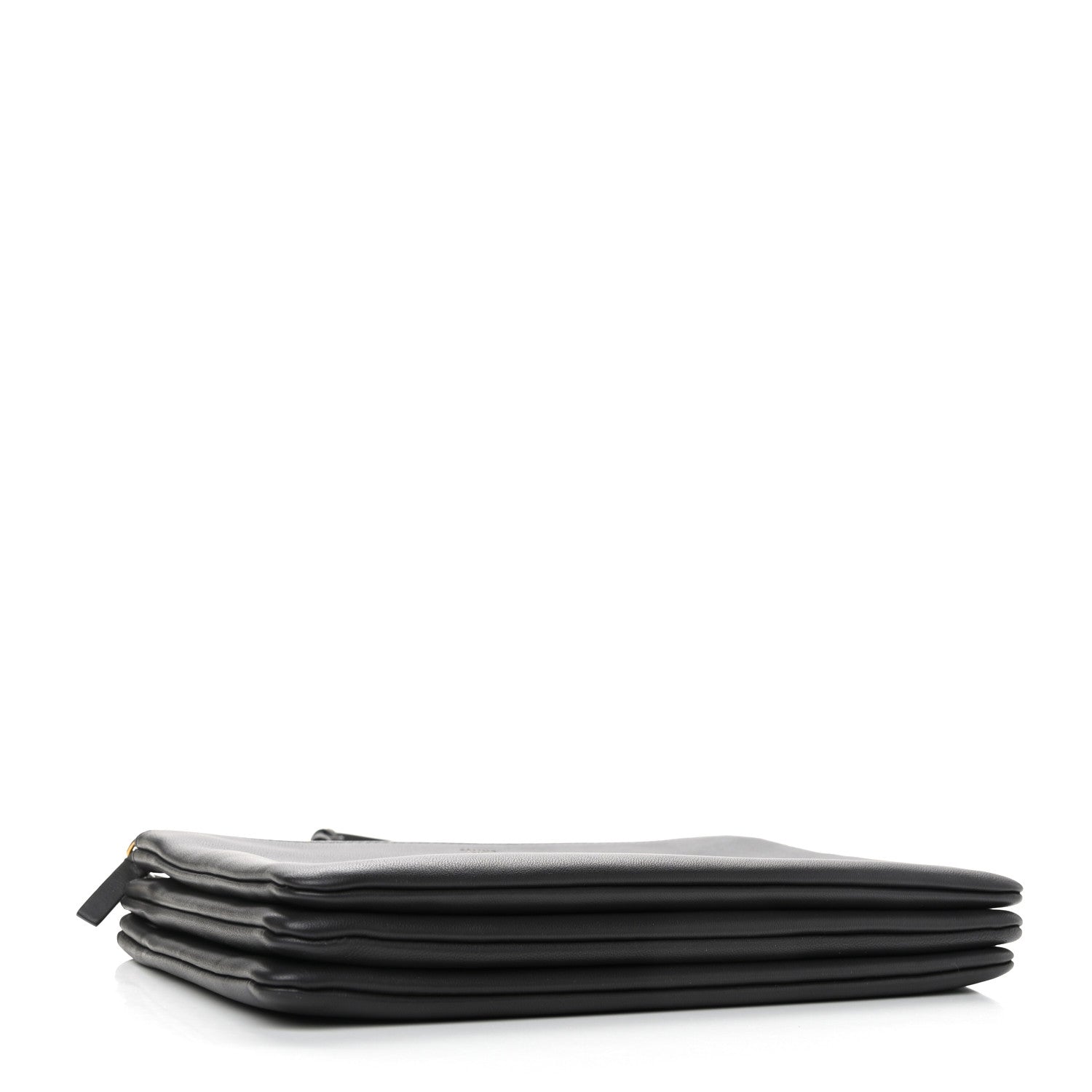 Celine Lambskin Large Trio Crossbody Bag Anthracite 4 of 11