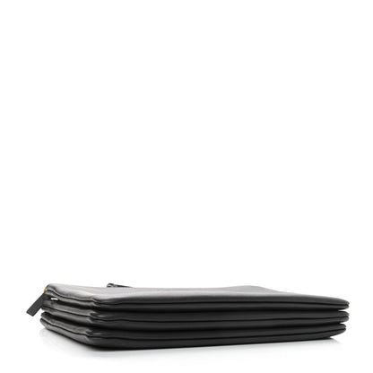 Celine Lambskin Large Trio Crossbody Bag Anthracite 4 of 11