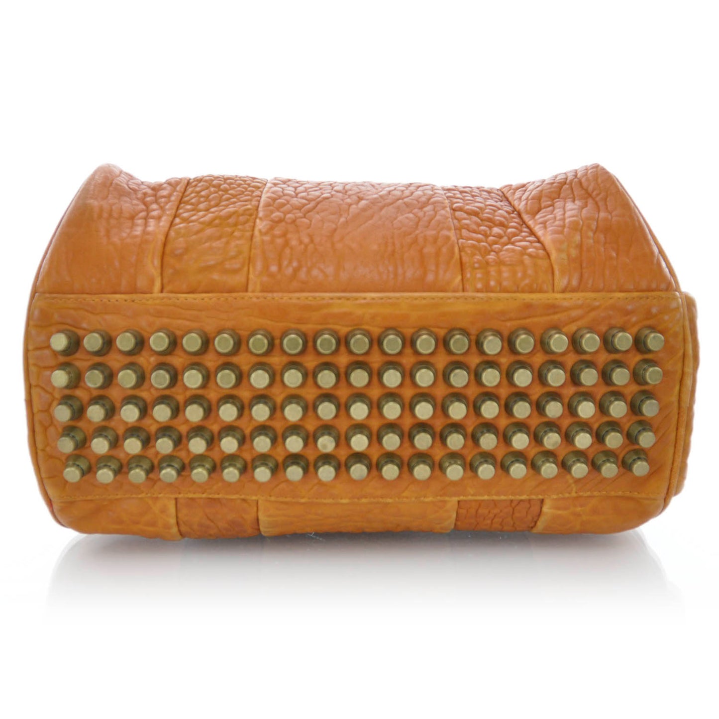 Leather Rocco Duffel Orange