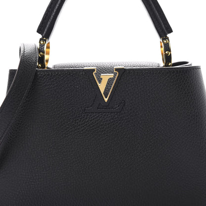Louis Vuitton Taurillon Capucines BB Black 8 of 13