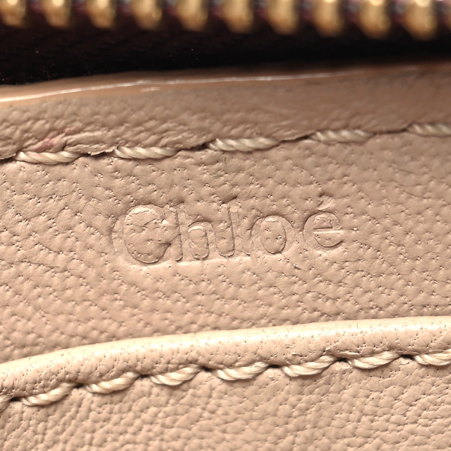 Chloe Grained Calfskin Marcie Long Zip Around Wallet Dark Velvet 6 of 13