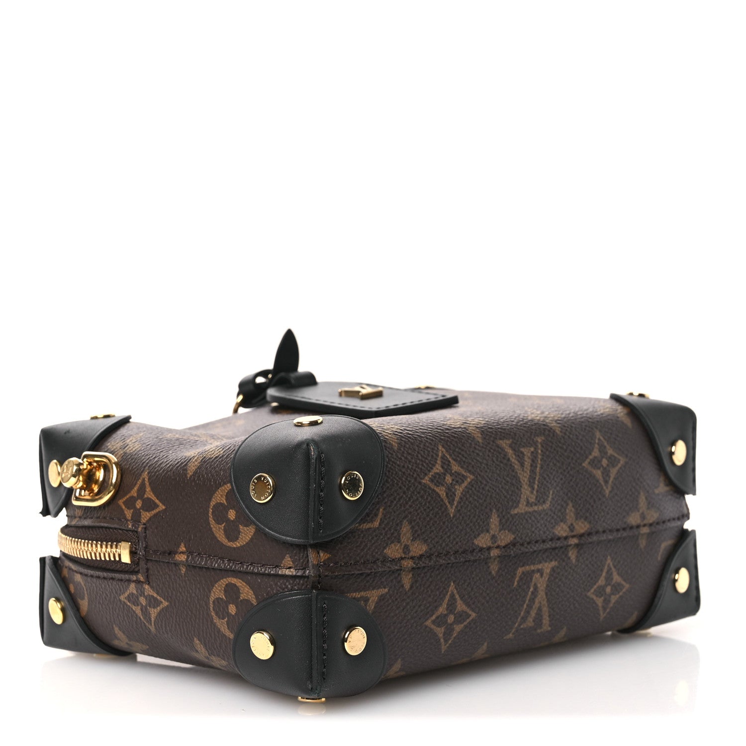 Louis Vuitton Monogram Petite Malle Souple Black 4 of 10