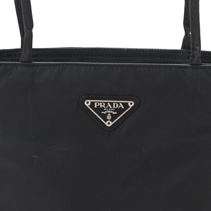Prada Tessuto Nylon Shoulder Bag Black 7 of 9