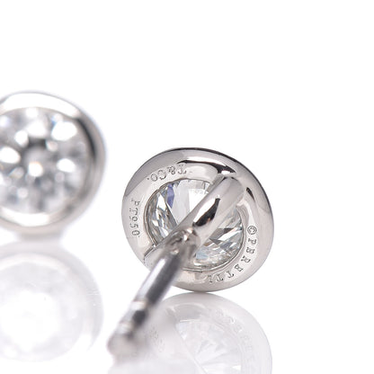 Tiffany Platinum Diamond .52ctw Elsa Peretti Diamonds By The Yard Earrings 4 of 6
