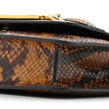 Tom Ford TOM FORD Snakeskin Embossed Mini Whitney Shoulder Bag Caramel 8 of 9