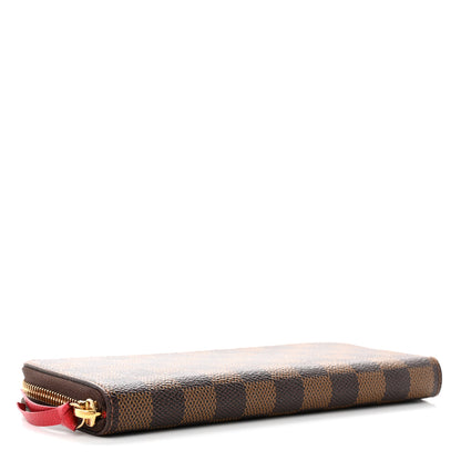 Louis Vuitton Damier Ebene Clemence Wallet Cherry 4 of 6