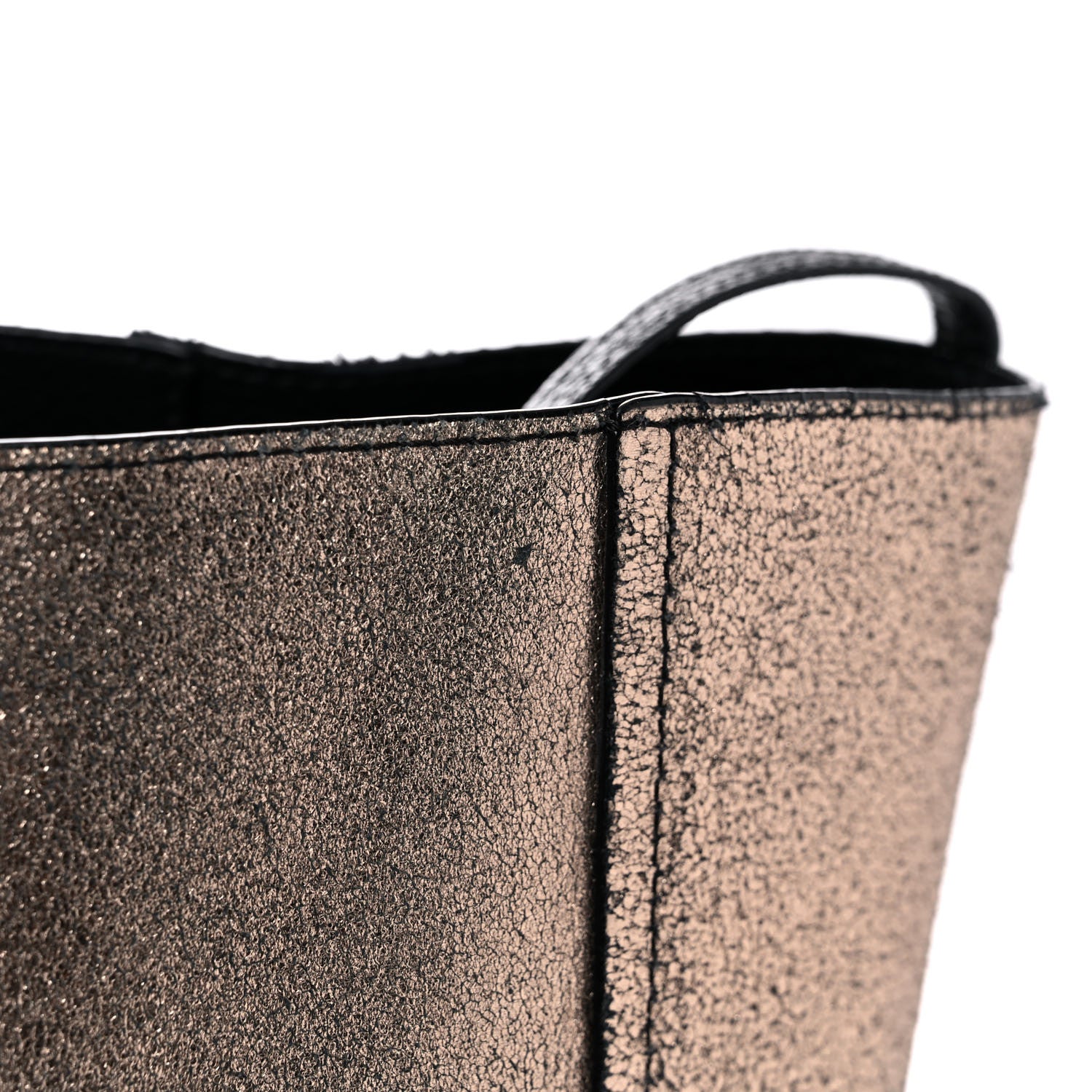 MCM Grained Calfskin Medium Reversible Wandel Tote Black 17 of 29