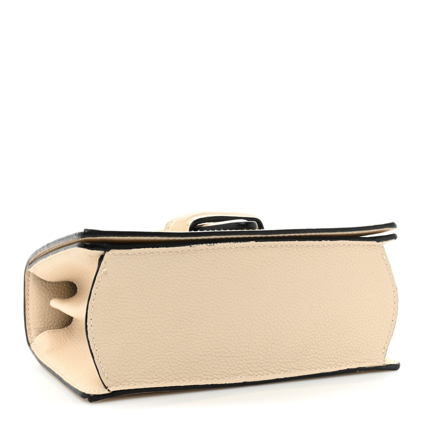 Calfskin Small Barcelona Shoulder Bag Ivory