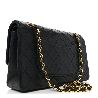 Chanel Lambskin Quilted Medium Double Flap Black 3 of 10