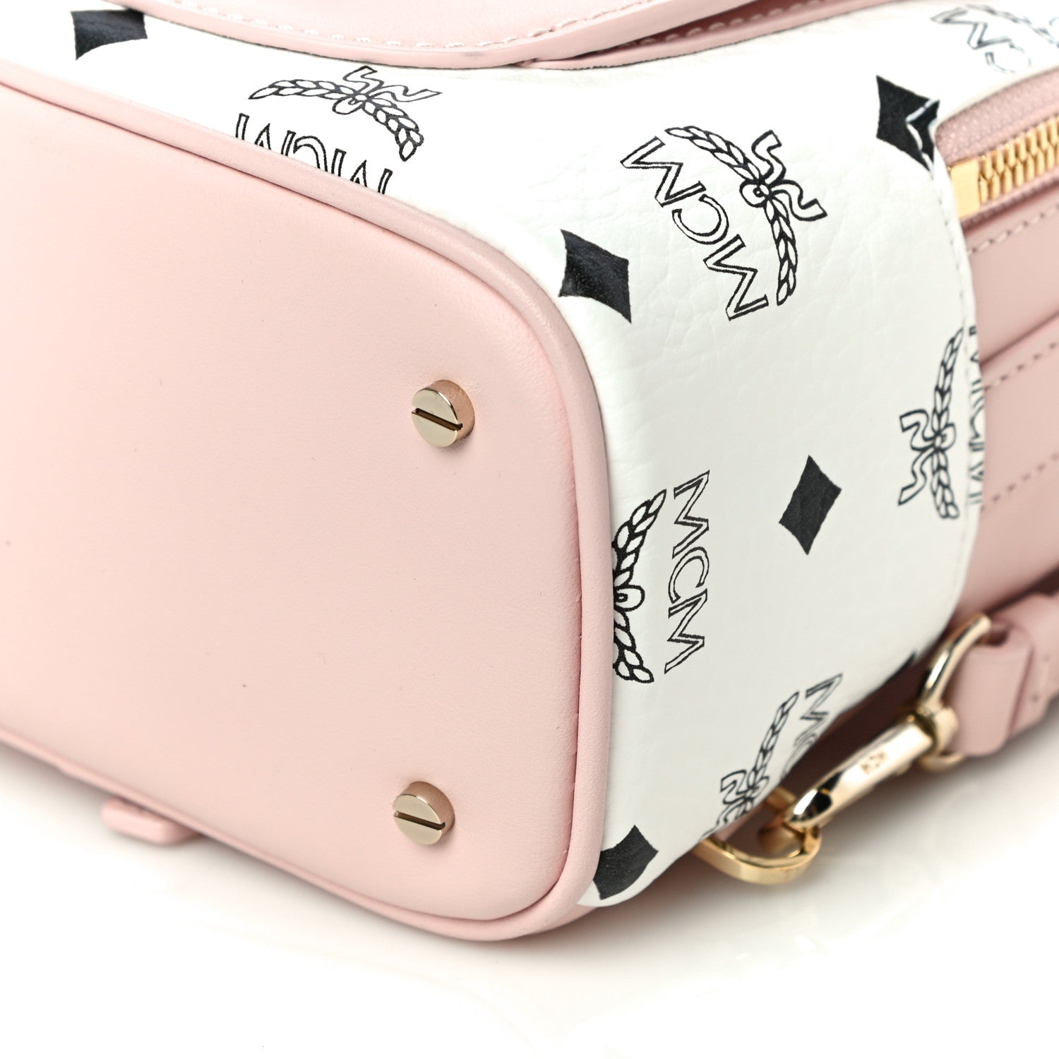 MCM Vistetos X-Mini Patricia Backpack Block Pink 8 of 8