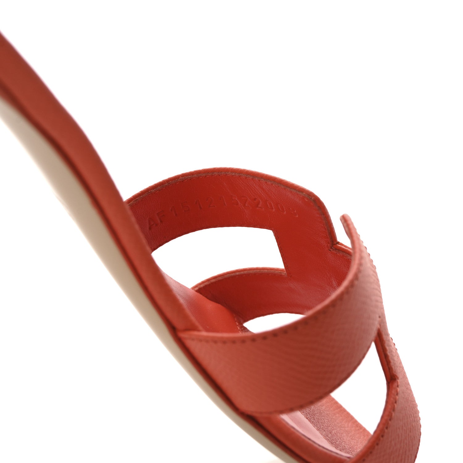 Hermes Epsom Oasis Sandals 37 Orange Poppy 9 of 10