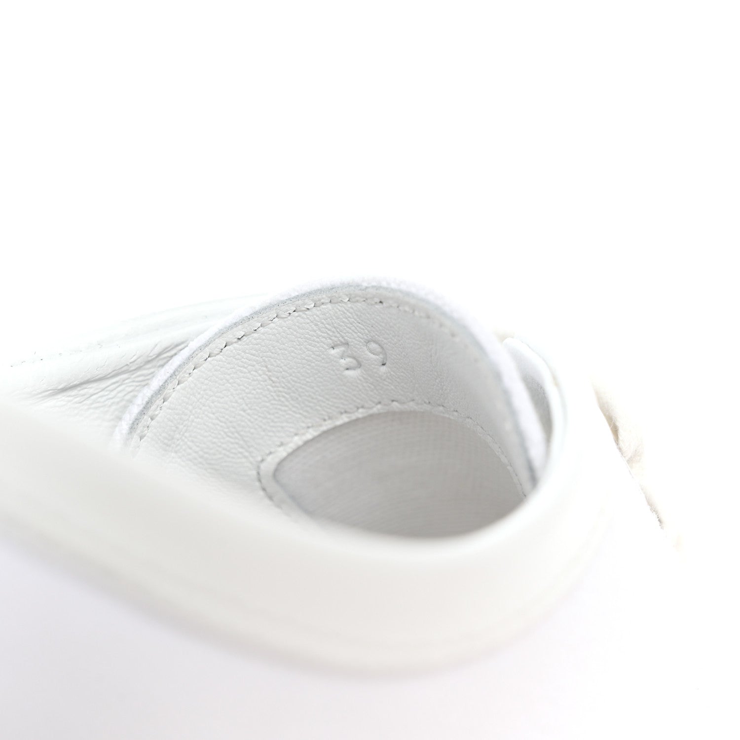 Hermes Canvas Embroidered Innocent Sneakers 39 White 9 of 9