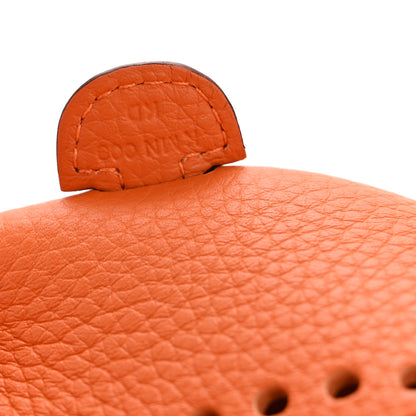 Hermes Taurillon Clemence Evelyne 23 Poche III Orange 7 of 10