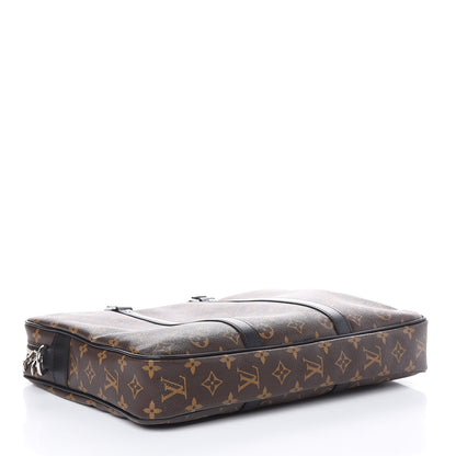 Louis Vuitton Monogram Macassar Porte-Documents Voyage PM 4 of 8