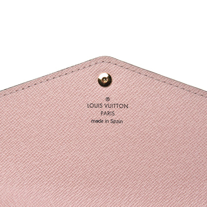 Louis Vuitton Monogram Sarah Wallet NM Rose Ballerine 6 of 7