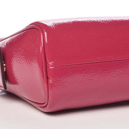 Gucci Soft Patent Soho Cosmetic Case Bright Bougainvillea 8 of 10