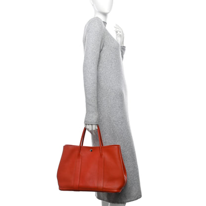 Hermes Vache Country Garden Party 36 MM Orange Poppy 2 of 12