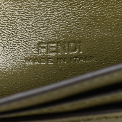 Fendi Vitello Cruise F is Fendi Geometric Flap Wallet on Chain Asparago 6 of 9