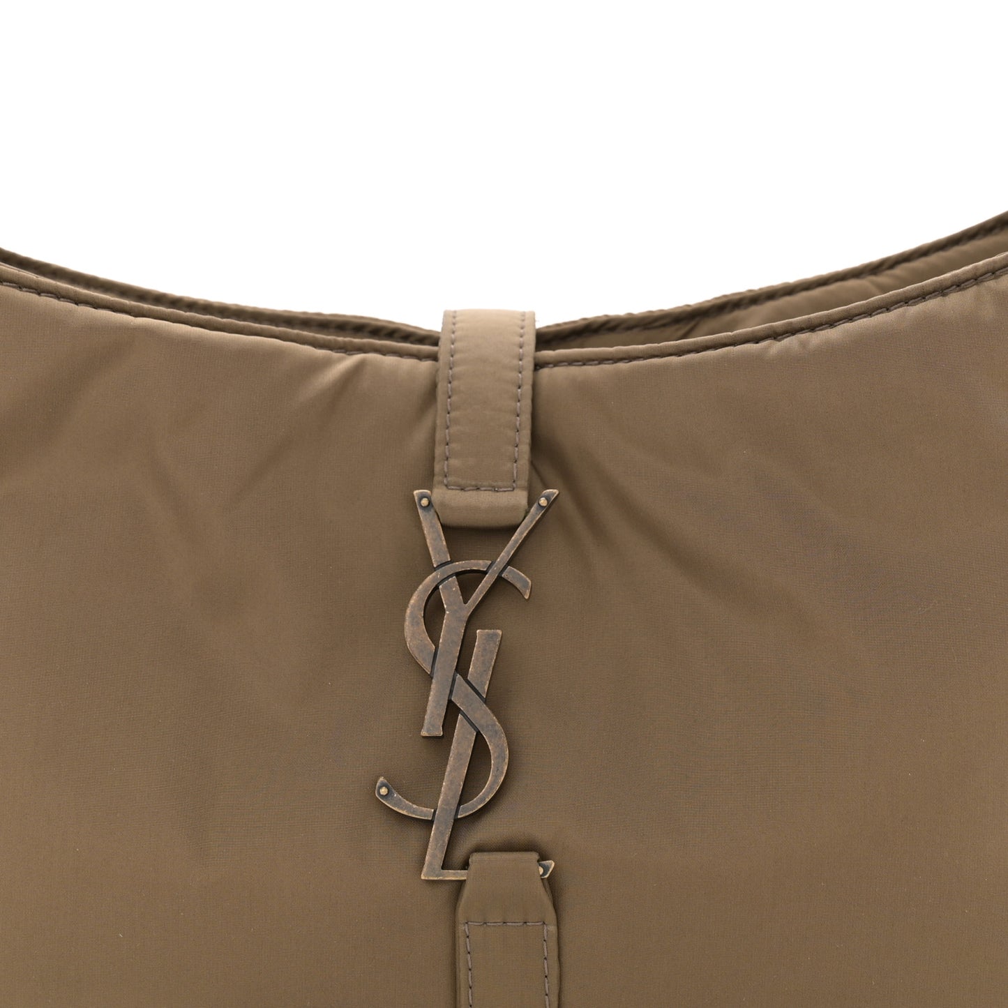 Econyl Nylon Le 5 A 7 Hobo Bag Green