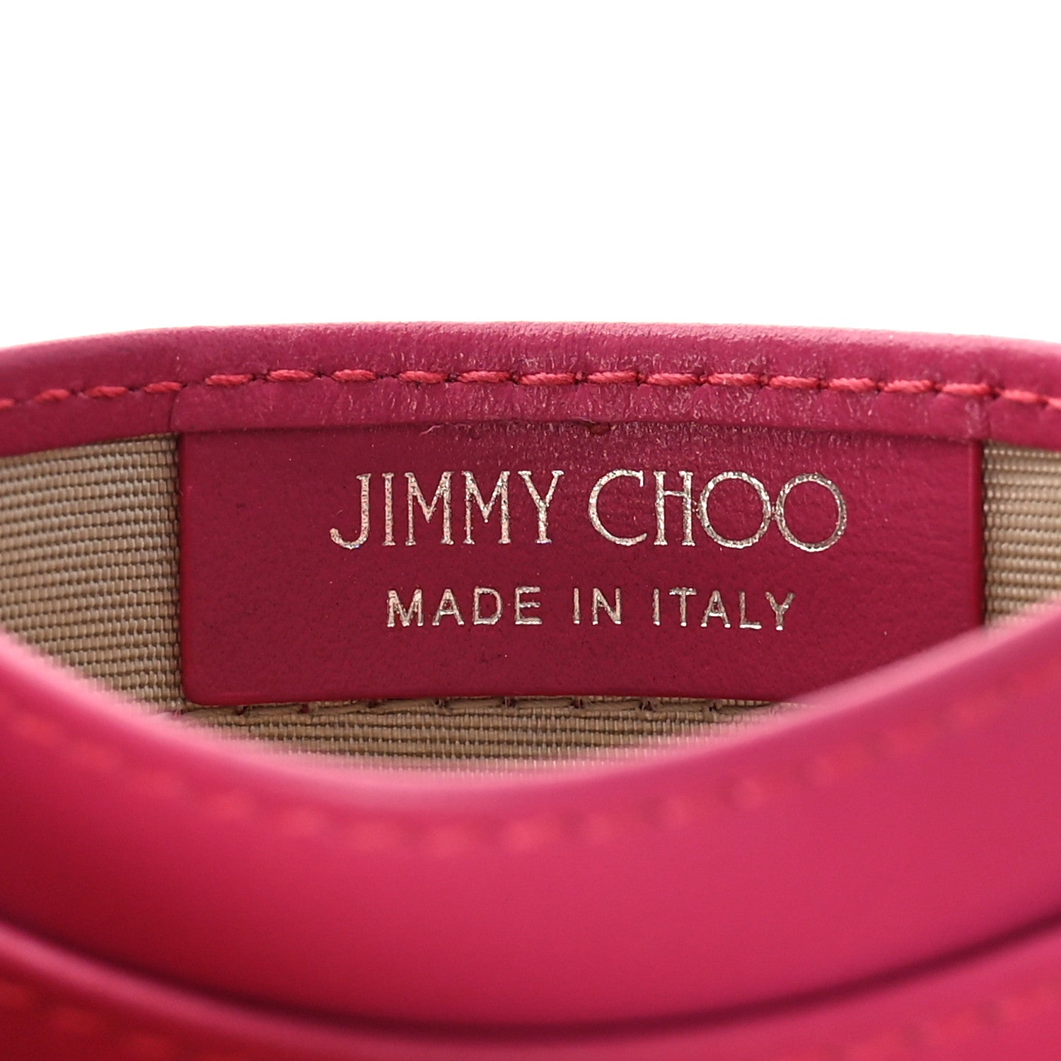 Jimmy Choo Smooth Calfskin Umika Card Holder Bubble 6 of 9