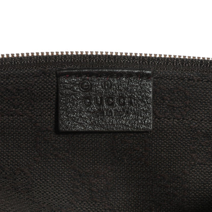 Gucci Denim Monogram Large Collapsible Carry On Duffle Bag Brown 7 of 8