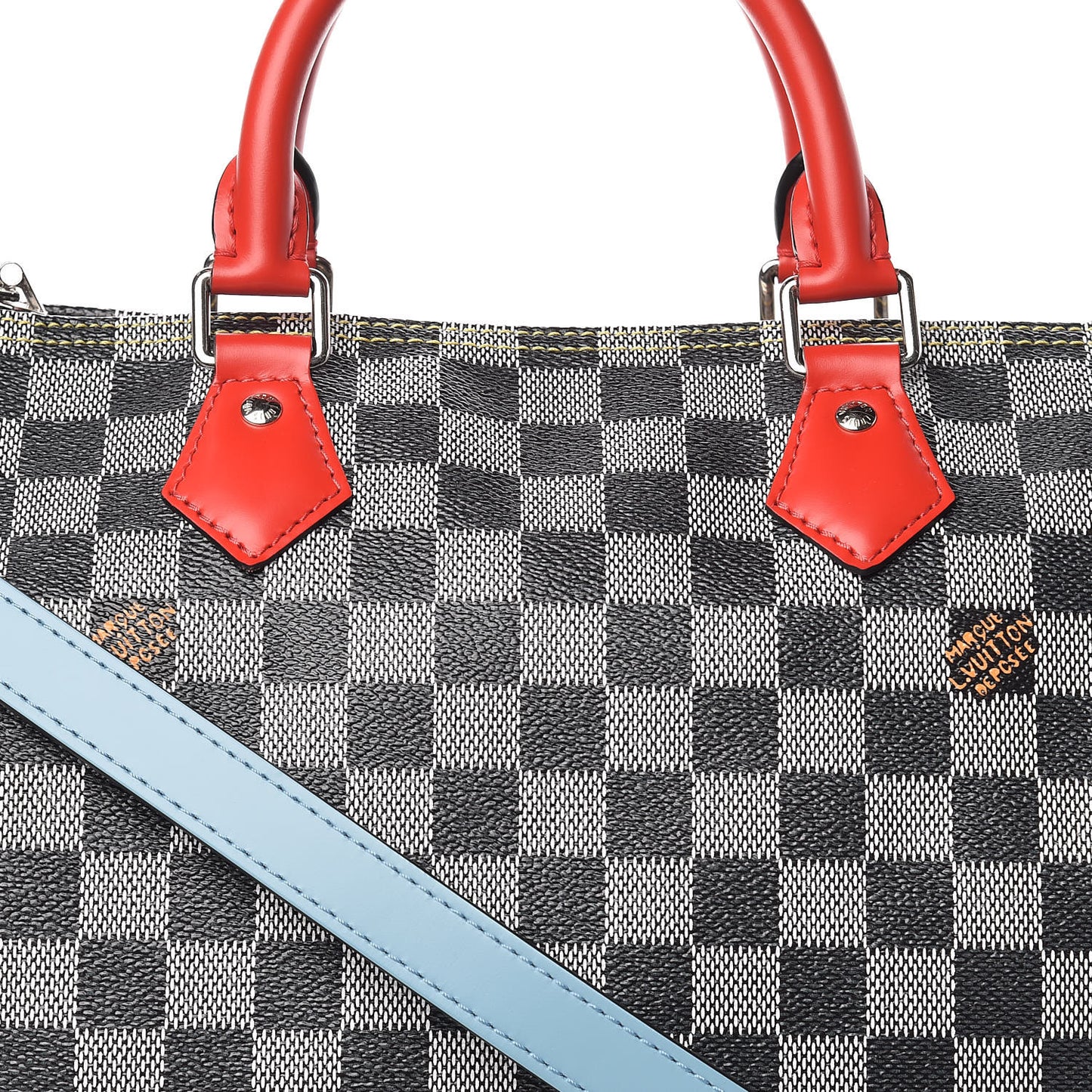 Damier Speedy Bandouliere 30 Black White