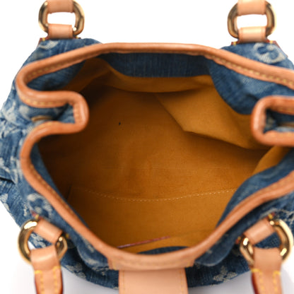 Louis Vuitton Monogram Denim Pleaty Blue 5 of 9