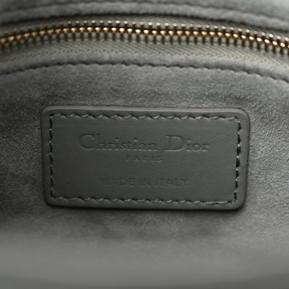 Christian Dior Ultra Matte Calfskin Cannage Small My ABCDior Lady Dior Gray 6 of 12