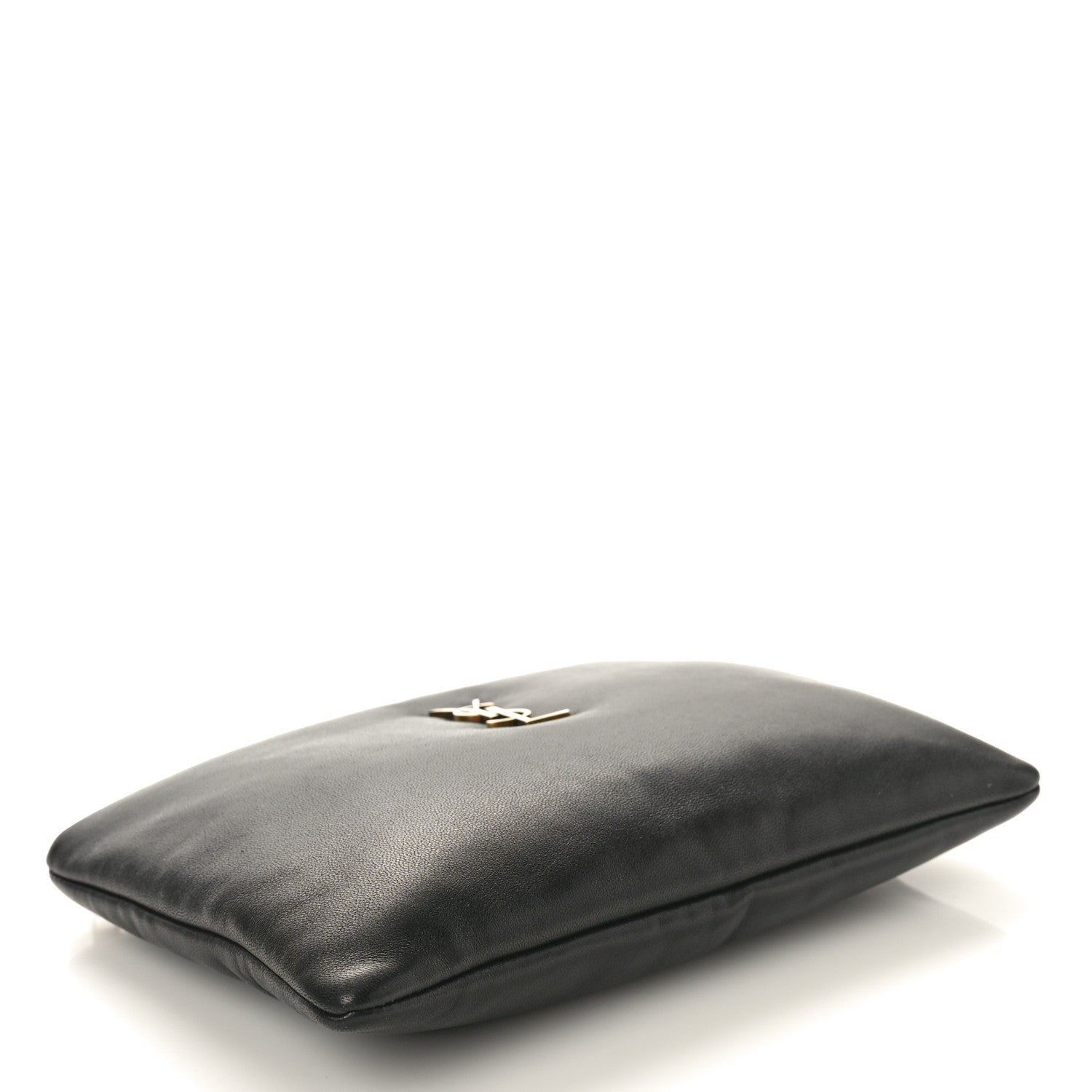 Saint Laurent Lambskin Small Calypso Pouch Black 4 of 8