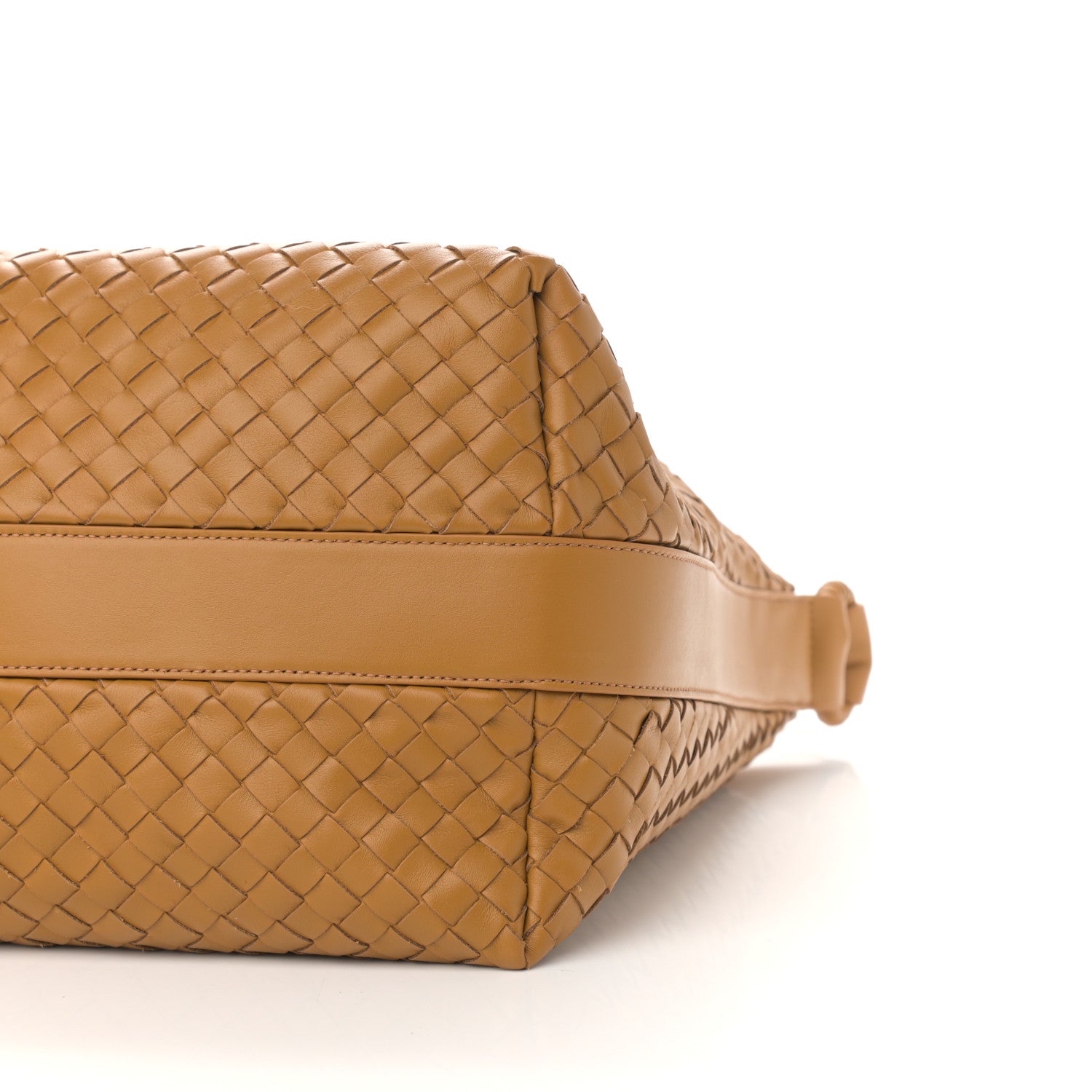 Bottega Veneta Nappa Intrecciato Shoulder Bag Camel 10 of 10