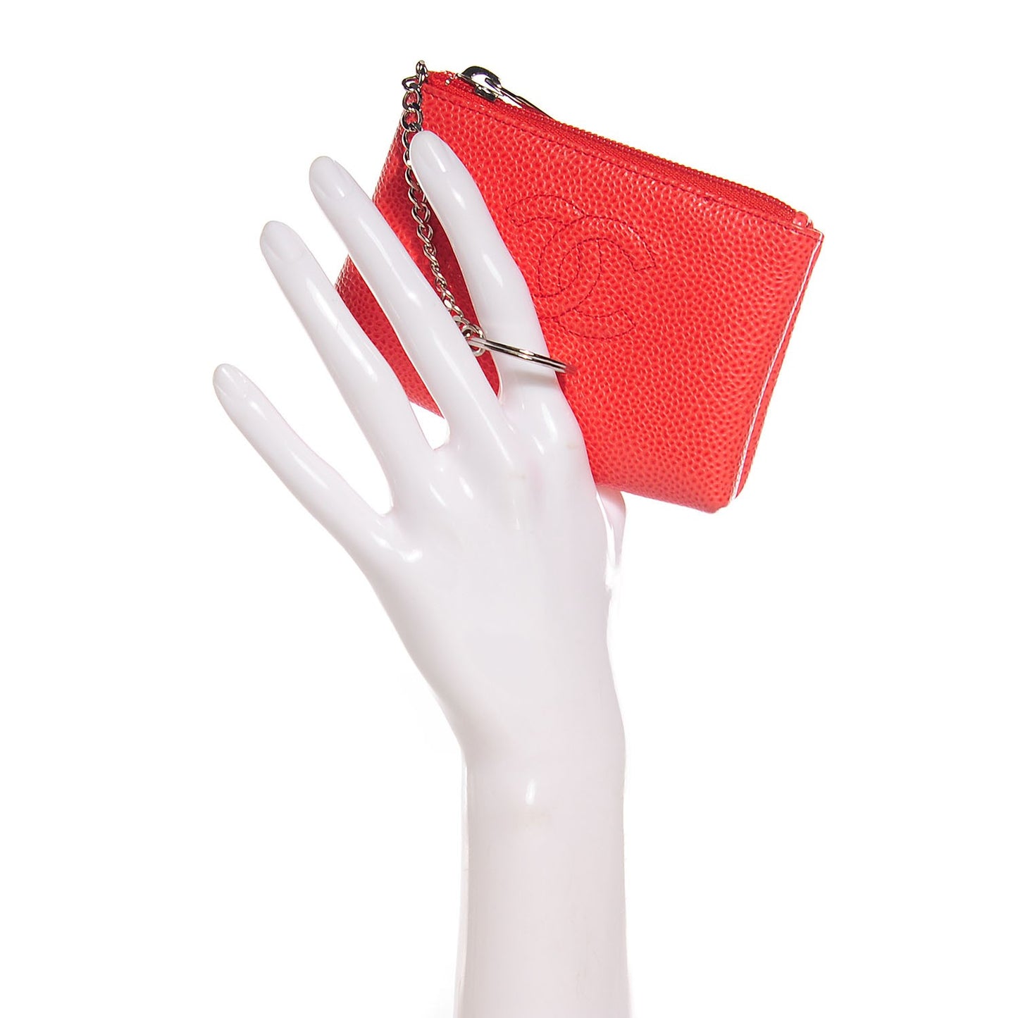 Caviar Timeless CC Coin Purse Case Light Red
