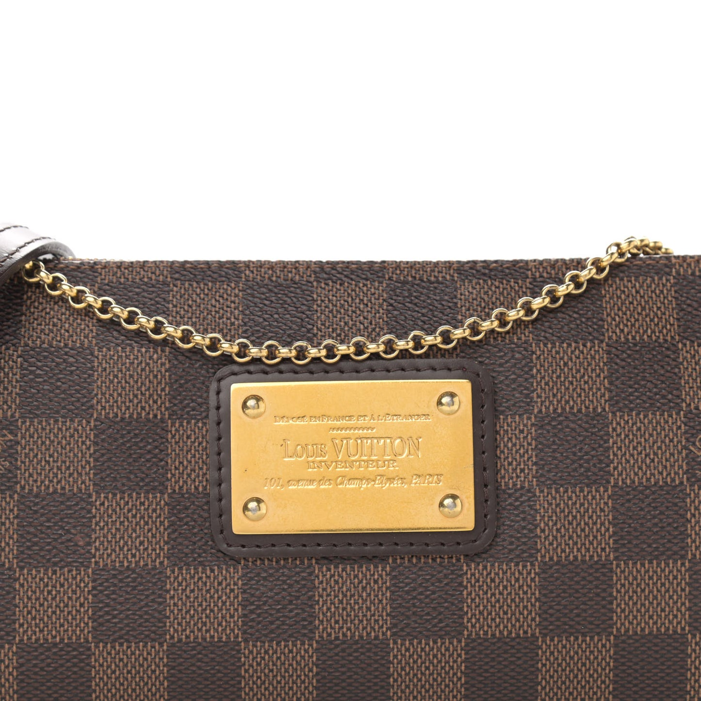 Damier Ebene Eva Clutch