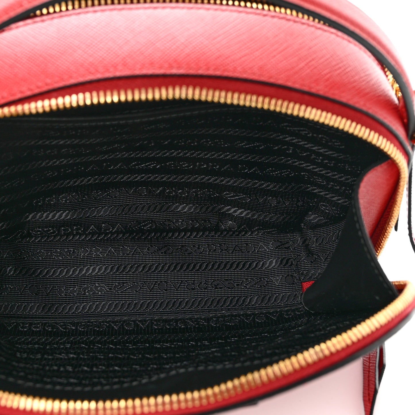 Saffiano Lux Odette Crossbody Fuoco
