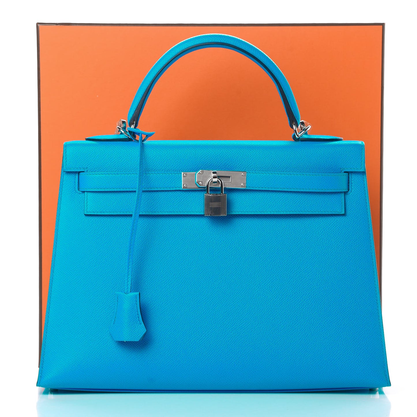 Epsom Kelly Sellier 32 Bleu Frida