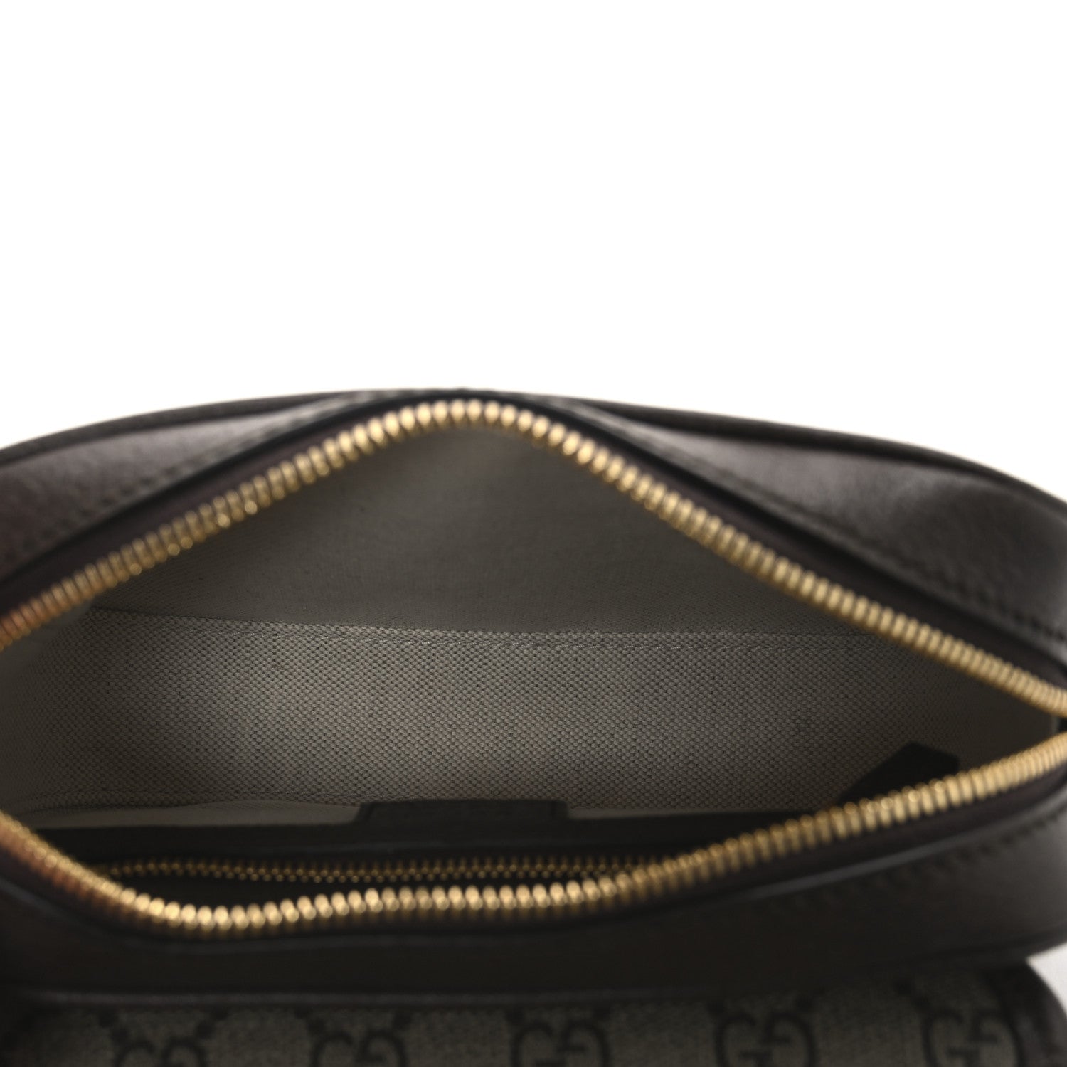 Gucci GG Supreme Monogram Textured Dollar Calfskin Mini Ophidia Flap Shoulder Bag Beige Ebony New Acero 5 of 10