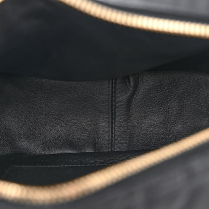 Salvatore Ferragamo Calfskin Quilted Gancini Camera Bag Black 5 of 11